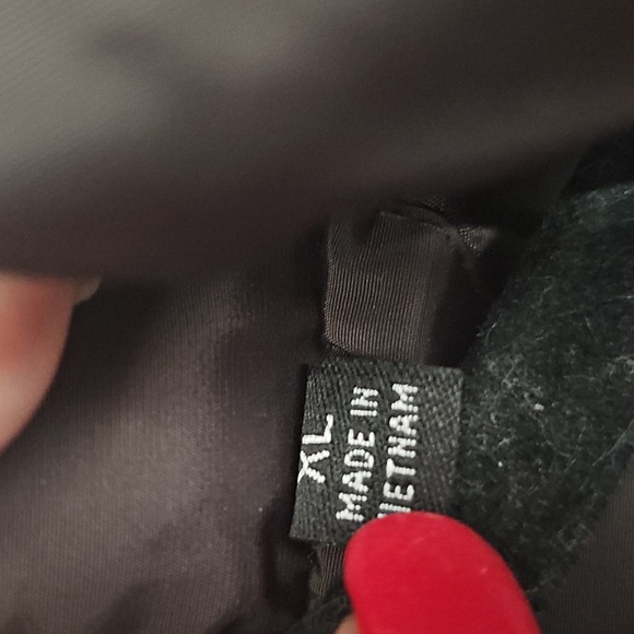 Mens TUMI Tech Harrington Windbreaker Zip Up Track Jacket L Nylon Black - Picture 6 of 6